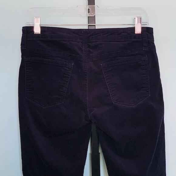 Gap Always Skinny Velvet Pants in Dark Indigo Size 26 - Picture 7 of 8